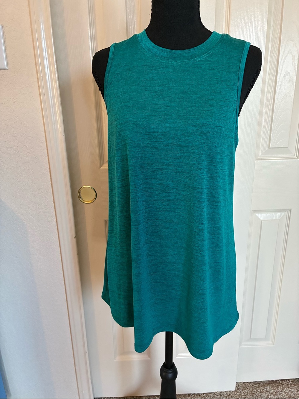new directions Teal Sleeveless Swing Tank